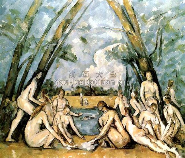 The Bathers - 保罗·塞尚